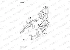62 - SEAT TAIL COVER (SV650K8/AK8)