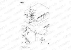 63 - CLUTCH MASTER CYLINDER (GSF650K7/UK7/AK7/UAK7/K8/UK8/AK8/UAK8)