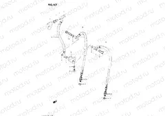 63 - FRONT BRAKE HOSE (MODEL F)