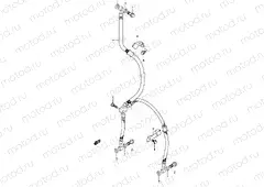 63 - FRONT BRAKE HOSE (SEE NOTE)