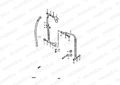 63 - FRONT BRAKE HOSE (SINGLE DISK)