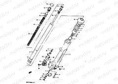 63 - FRONT DAMPER (GSX1100ED/EXD)