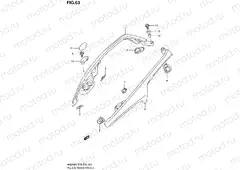 63 - PILLION RIDER HANDLE (AN650K3/K4/K5)