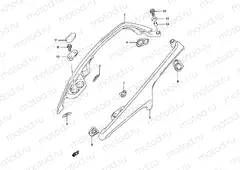 63 - PILLION RIDER HANDLE (AN650K3/LK3/K4/K5)