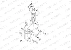 63 - REAR CUSHION LEVER