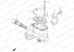 63A - FRONT MASTER CYLINDER (MODEL K/L/M/R)