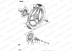 64 - FRONT WHEEL (MODEL D)