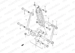 64 - REAR CUSHION LEVER