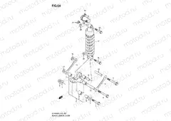 64 - REAR CUSHION LEVER