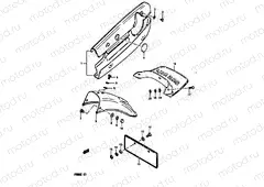 64 - REAR FENDER