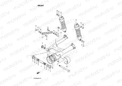 64 - REAR SWINGING ARM (MODEL F)