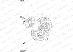 64 - REAR WHEEL (UH200AL4 P19)