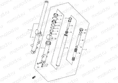 64A - FRONT FORK DAMPER (MODEL K4)