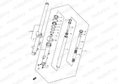 64B - FRONT FORK DAMPER (MODEL K5)