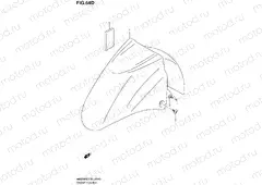 64D - FRONT FENDER (AN650L0)