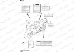 65 - LABEL (GSX-R600L2 E03)
