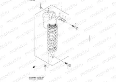 65 - REAR SHOCK ABSORBER (DR-Z400SML1 E03)