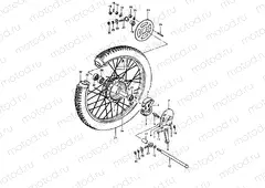 66 - REAR WHEEL
