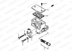 67 - FRONT MASTER CYLINDER (GSX1100EE/EF/EG)