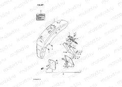 67 - REAR FENDER