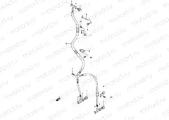 68 - FRONT BRAKE HOSE (MODEL K3/AN650K4/K5)
