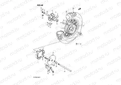 68 - REAR WHEEL (MODEL F/G)