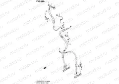 68A - FRONT BRAKE HOSE (AN650AK5)