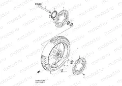 69 - FRONT WHEEL (SEE NOTE)