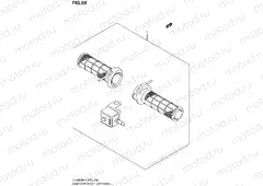 69 - GRIP HEATER SET (OPTIONAL)
