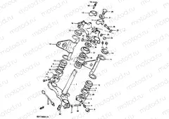 69 - STEERING STEM (GSX1100Z/D/XD)