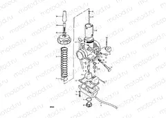 7 - CARBURETOR (RM50N, RM50T, RM50X)