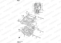 7 - CRANKCASE (GS500FH)