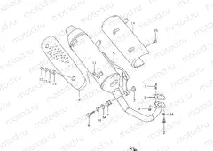 7 - MUFFLER ( MODEL V, MODEL W EXCEPT P04)