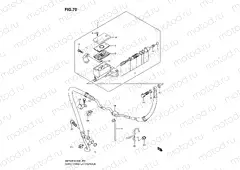 70 - CLUTCH MASTER CYLINDER (SEE NOTE)