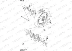 70 - REAR WHEEL