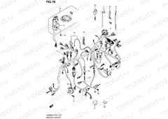 70 - WIRING HARNESS (GSF650UAL2 E21)