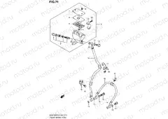 71 - FRONT BRAKE HOSE