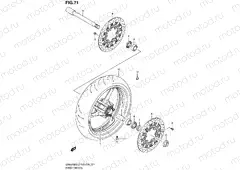 71 - FRONT WHEEL