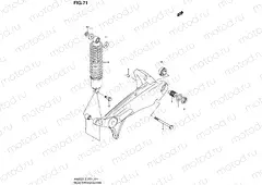 71 - REAR SWINGINGARM