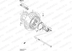 71 - REAR WHEEL