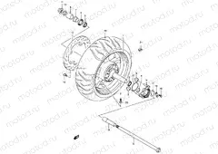 71 - REAR WHEEL (MODEL K3)