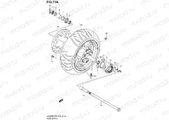 71A - REAR WHEEL (AN650K4/K5)