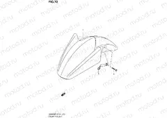72 - FRONT FENDER (GSX650FUL2 E21)