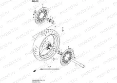 72 - FRONT WHEEL