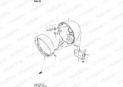 72 - HEADLAMP HOUSING