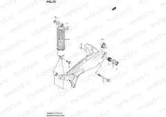 72 - REAR SWINGINGARM