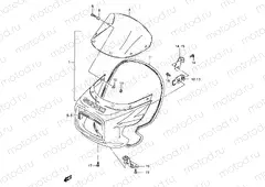 72B - COWLING (GS125SR/ESR P37)