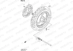 73 - FRONT WHEEL