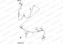73 - REAR BRAKE HOSE (AN650K3/K4/K5)