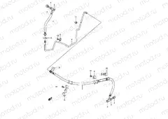 73 - REAR BRAKE HOSE (MODEL K3/AN650K4/K5)